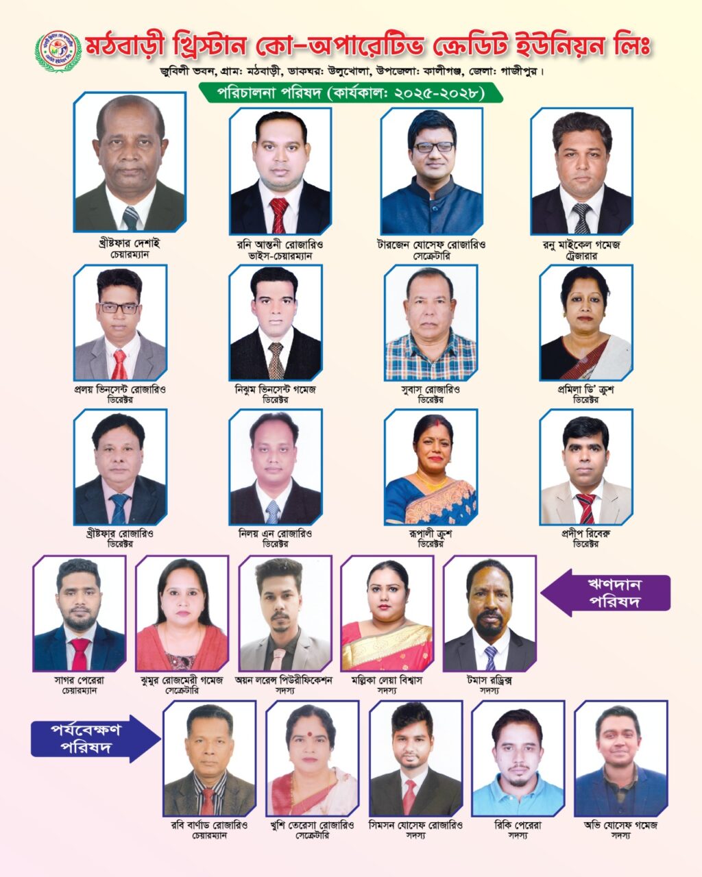 New Board 2025-2028